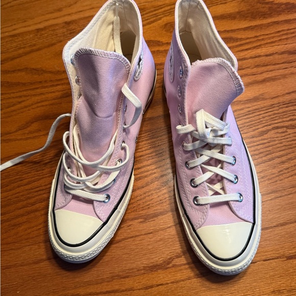 Converse Chuck 70 HI in Stardust-Lilac/Egret/Black - Picture 2 of 8